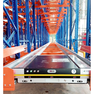 High Density Galvanized Warehouse Pallet Radio Shuttle Rack System