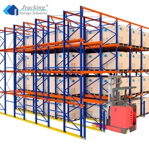 Warehouse Heavy Duty Industrial Shelves Steel EU Blue and Orange Selective Pallet Racking Shelving System CE Certified