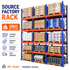 2800KG 5 Levels High Bay Industrial Pallet Racking
