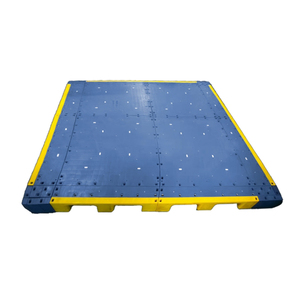 Oversize Industrial Storage Assembled 2500x2500mm Closed Deck Plastic Pallet For Solar Panel And Warehouse Use