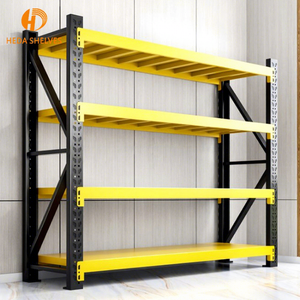 Boltless Adjustable Heavy Duty Load-Bearing 500kg/Layer Steel Racks Warehouse Industrial Stack Storage Racking Shelving System
