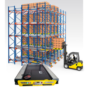 Adjustable Semi-automatic Warehouse Storage Rack Pallet Shuttle Racking System