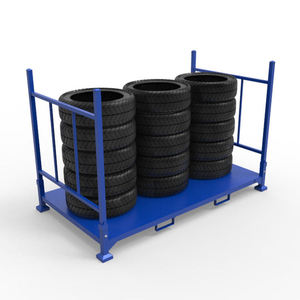 Factory Direct Sales Stack And Rack Stacking Up Racks Heavy Duty Steel Pallets