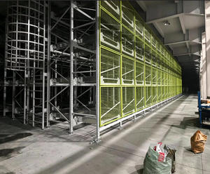 Kaku ASRS Smart Pallet Racking 6-Layer Automated Storage Retrieval System Galvanized Steel Construction 1300kg/Pallet Capacity