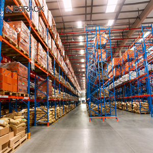 High Density Heavy Duty Galvanized Steel Adjustable Durable Double Deep Industrial Warehouse Pallet Racking System