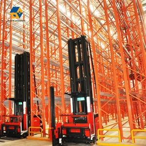 Stacking Lift Cold Storage High Bay VNA Pallet Racking Powder Coating Steel Warehouse Very Narrow Aisle Rack System